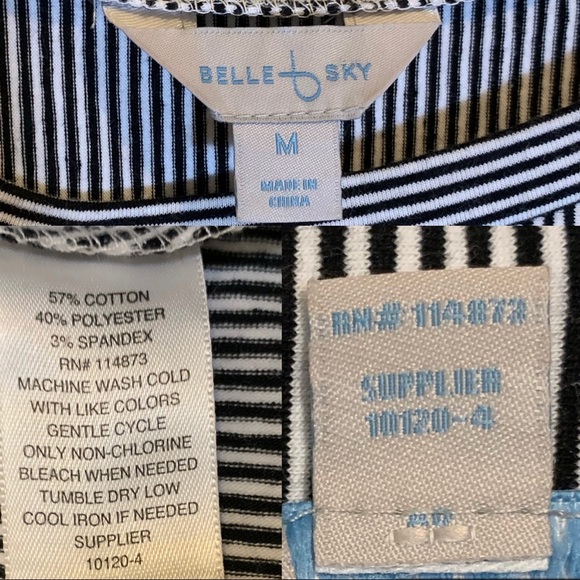 Belle + Sky Twist Front Tiered Ruffle Bell Sleeve - Picture 8 of 8